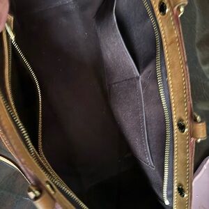 LV monogram patent leather bag